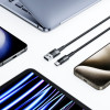 Tech-Protect Ultraboost USB-A / USB-C -kaapeli, 66W, 6A, 50 cm, harmaa
