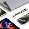 Tech-Protect Ultraboost USB-C - USB-C- ja 3,5 mm mini jack -adapteri, 60W, musta
