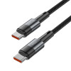 Tech-Protect Ultraboost USB-C PD -kaapeli, 100W, 5A, 25 cm, harmaa