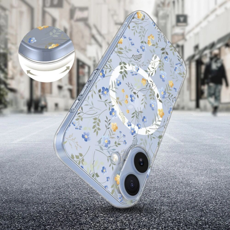 Tech-Protect FlexAir MagSafe -suojakotelo Apple iPhone 17:lle, Spring Flowers