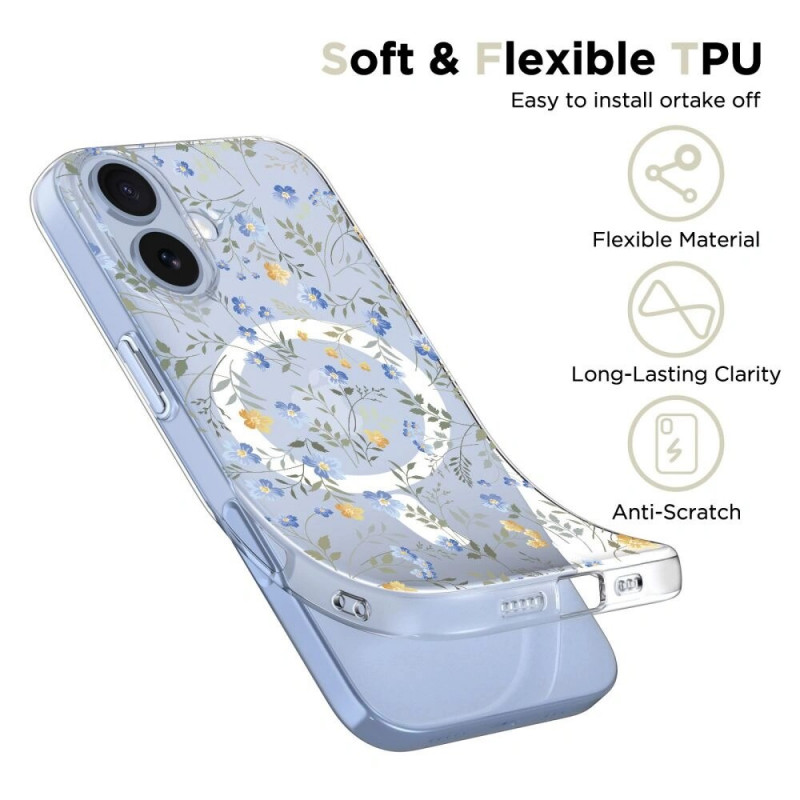 Tech-Protect FlexAir MagSafe -suojakotelo Apple iPhone 17:lle, Spring Flowers