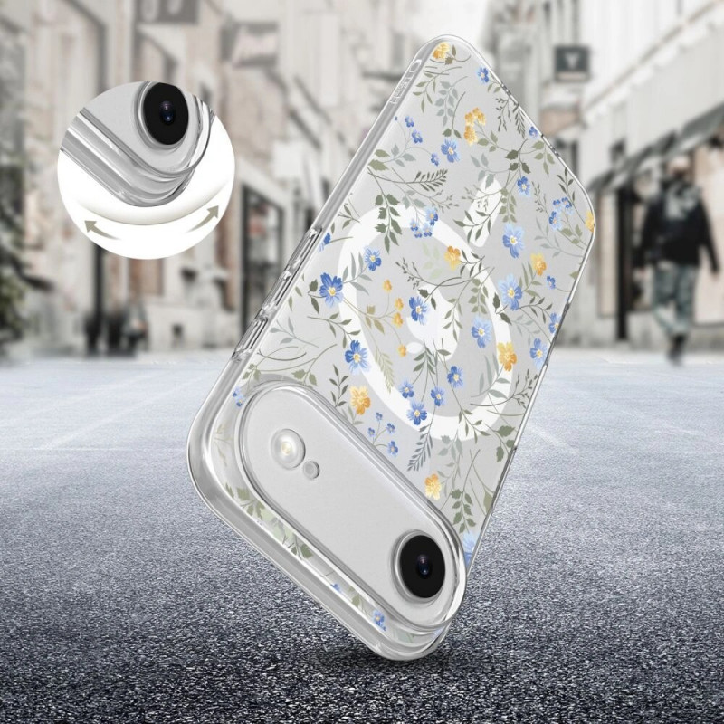 Tech-Protect FlexAir MagSafe -suojakotelo Apple iPhone Air -puhelimelle, Spring Flowers