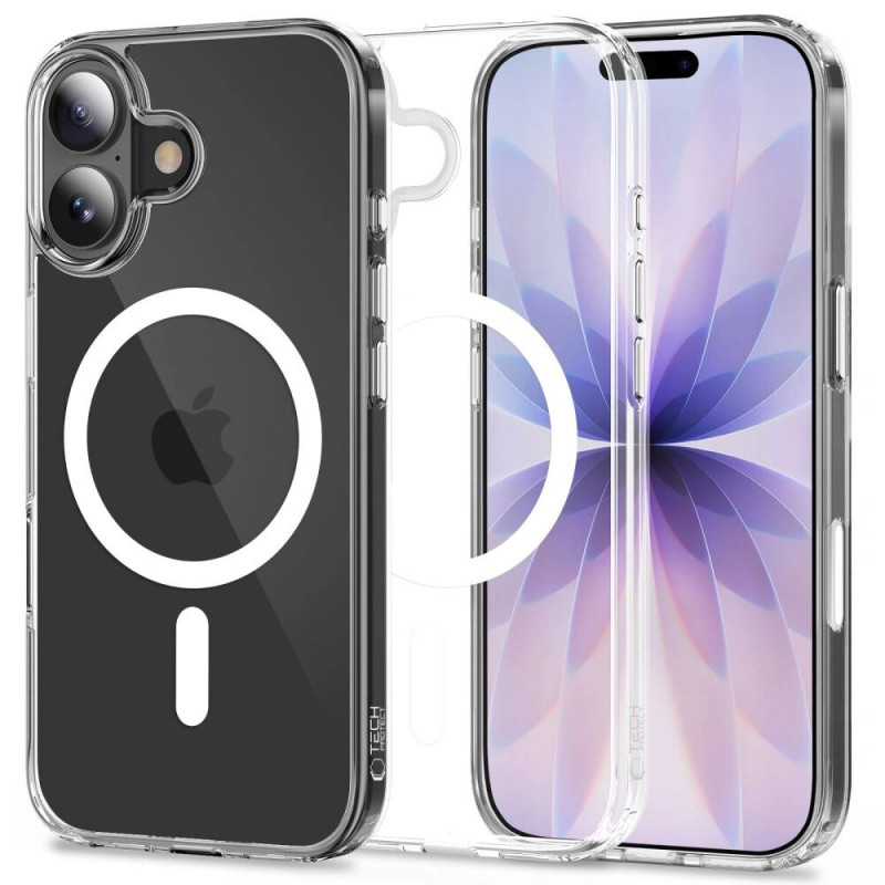 Tech-Protect Flexair Hybrid CC MagSafe -suojakotelo Apple iPhone 17:lle, kirkas