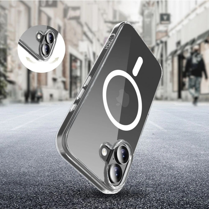 Tech-Protect Flexair Hybrid CC MagSafe -suojakotelo Apple iPhone 17:lle, kirkas