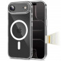 Tech-Protect Flexair Hybrid CC MagSafe -suojakotelo Apple iPhone Air -puhelimelle, kirkas