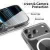 Tech-Protect Flexair Hybrid CC MagSafe -suojakotelo Apple iPhone 17 Pro Max -puhelimelle, kirkas