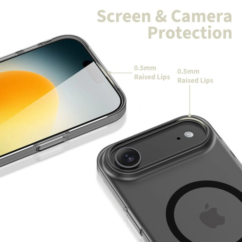 Tech-Protect Magslim MagSafe -suojakotelo Apple iPhone Airille, mattamusta