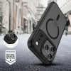 Tech-Protect Magmat MagSafe -suojakotelo Apple iPhone 17 Pro -puhelimelle, mattamusta