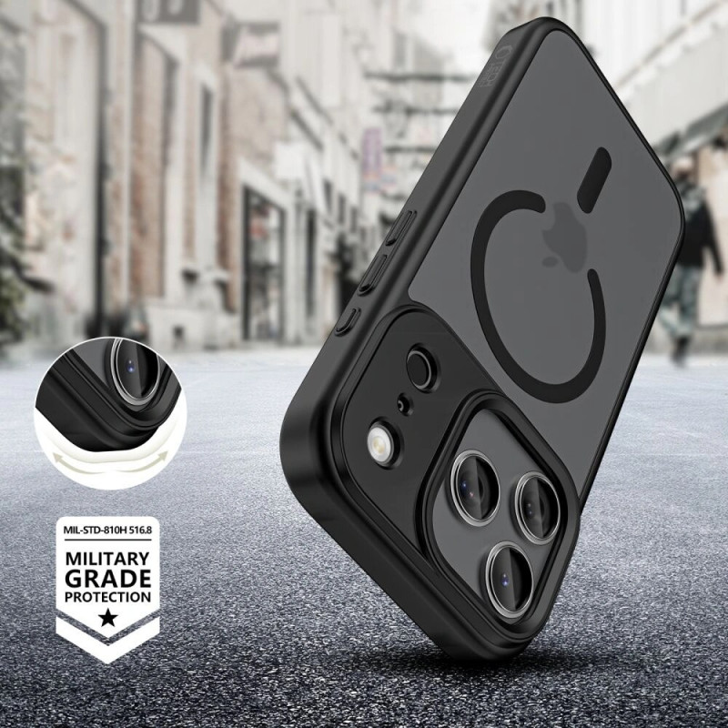 Tech-Protect Magmat MagSafe -suojakotelo Apple iPhone 17 Pro -puhelimelle, mattamusta