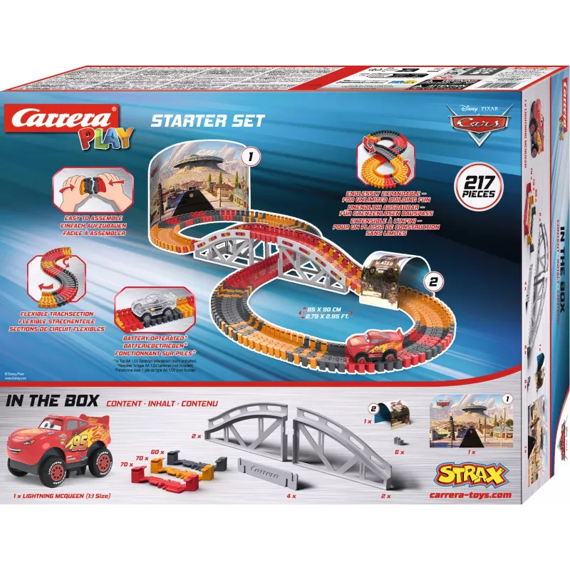 Carrera STRAX Disney Pixar Cars -aloituspaketti (16161000)