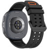 Tech-Protect silikoninen Air-ranneke Samsung Galaxy Watch 8 / 9 / Classic 40 / 44 / 46 mm -kelloon, musta