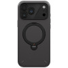 UNIQ Elix -kuori Apple iPhone 18 Pro Max / 17 Pro Max -puhelimelle, 360° kiertyvä jalusta, harmaa