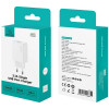 USAMS CC326 T69 USB-A seinälaturi, 10,5 W, 2,1 A, valkoinen