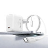 USAMS CC339 T76 45W GaN USB-C seinälaturi SJ711 USB-C - USB-C -kaapelilla (1 m), valkoinen