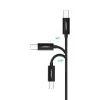 Ugreen US241 USB-C 2.0 - USB-B -tulostinkaapeli, 1 m, musta