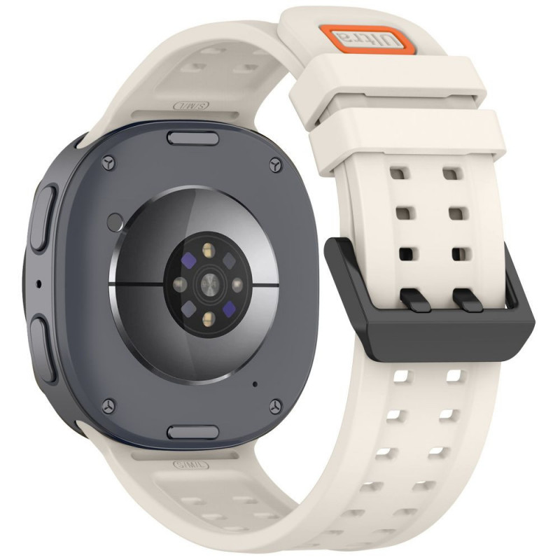 Tech-Protect Silicone Air -silikoniranneke Samsung Galaxy Watch 8 / 9 / Classic 40 / 44 / 46 mm, Starlight