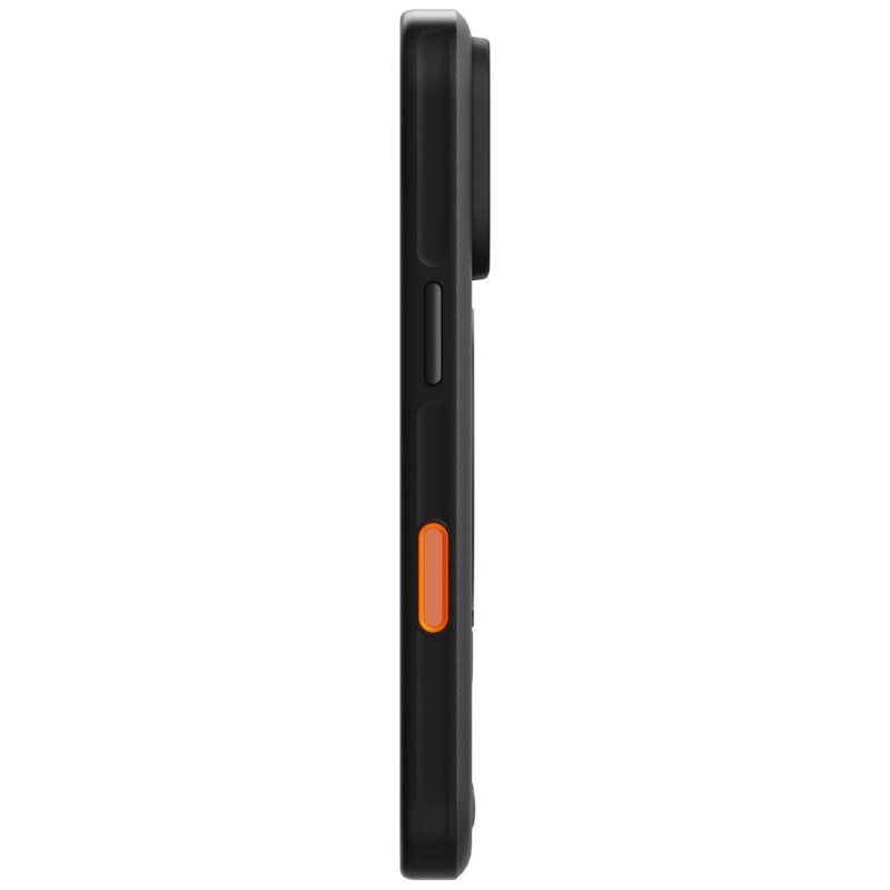UNIQ Elix -kuori Apple iPhone 18 Pro / 17 Pro -puhelimelle, 360° kiertyvä potkutuki, harmaa