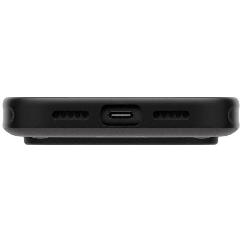 UNIQ Elix -kuori Apple iPhone 18 Pro / 17 Pro -puhelimelle, 360° kiertyvä potkutuki, harmaa