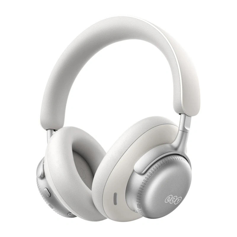 QCY H6 Ultra langattomat over-ear-kuulokkeet, adaptiivinen ANC, Bluetooth 6.0, valkoinen