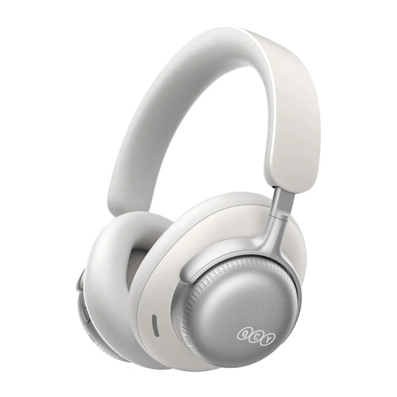 QCY H6 Ultra langattomat over-ear-kuulokkeet, adaptiivinen ANC, Bluetooth 6.0, valkoinen