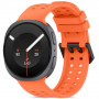 Tech-Protect silikoninen Air-ranneke Samsung Galaxy Watch 8 / 9 / Classic 40 / 44 / 46 mm -kelloille, tangeriinin oranssi
