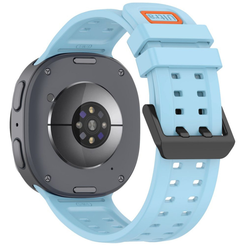 Tech-Protect silikoninen Air-ranneke Samsung Galaxy Watch 8 / 9 / Classic 40 / 44 / 46 mm -kelloille, vaaleansininen