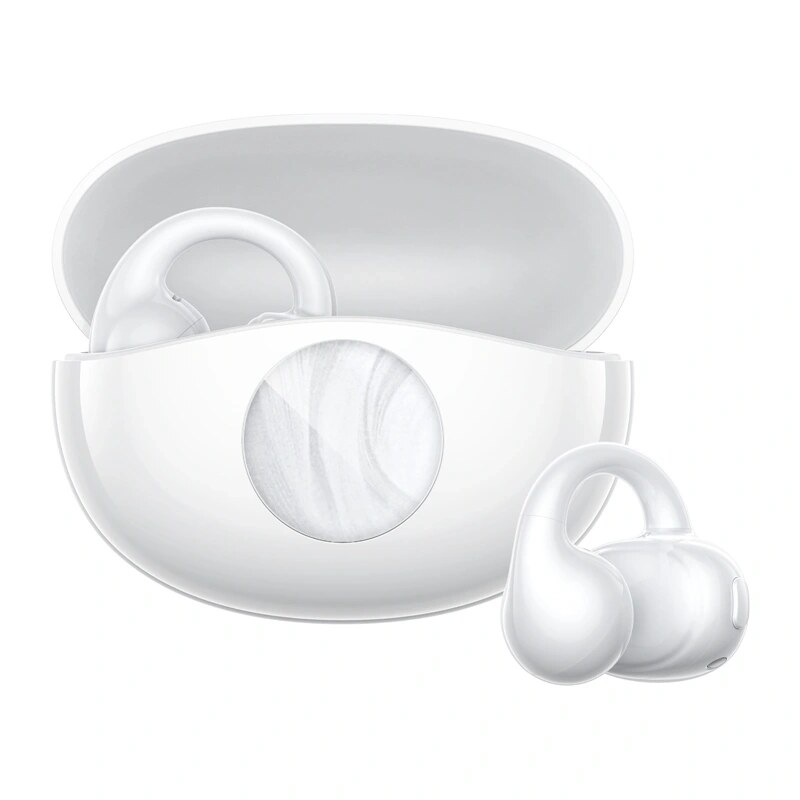 QCY Crossky C50i langattomat avoimen korvan kuulokkeet, Bluetooth 6.0, valkoinen