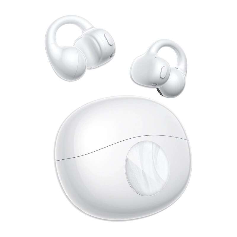 QCY Crossky C50i langattomat avoimen korvan kuulokkeet, Bluetooth 6.0, valkoinen