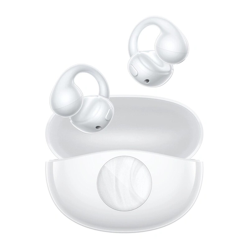 QCY Crossky C50i langattomat avoimen korvan kuulokkeet, Bluetooth 6.0, valkoinen