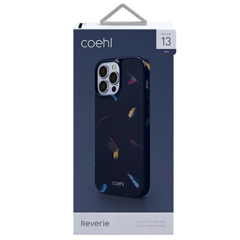 UNIQ Coehl Reverie -kotelo Apple iPhone 13 Pro -puhelimelle, Prussian Blue