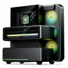 Phanteks EX5 Midi Tower -tietokonekotelo, ATX, Direct Cooling, musta