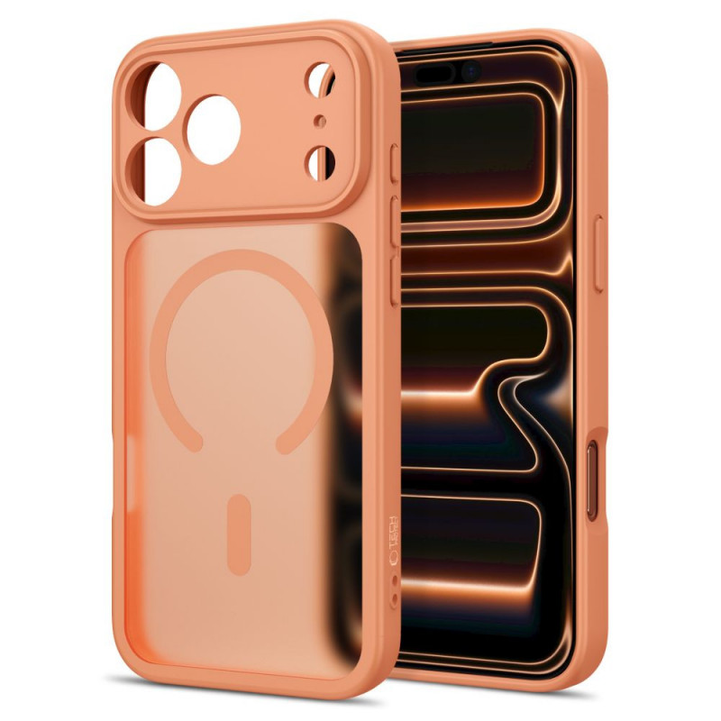 Tech-Protect BasicMag MagSafe -kuori Apple iPhone 17 Pro Max / 18 Pro Max -puhelimelle, matta Cosmic Orange