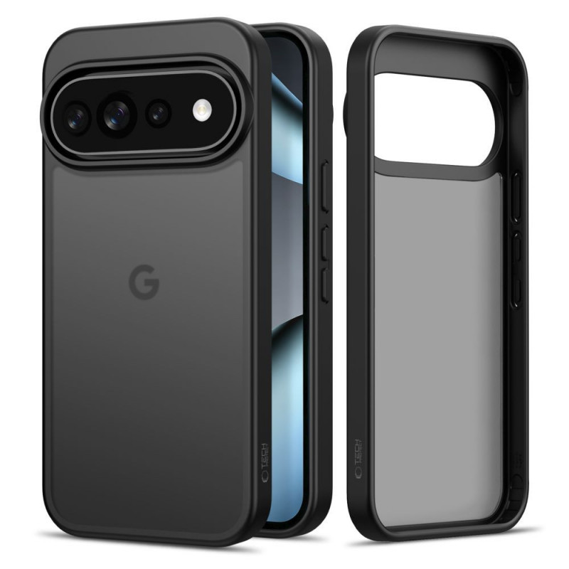 Tech-Protect Magmat -kuori Google Pixel 9 / 9 Pro / 10 / 10 Pro / 11 / 11 Pro -puhelimelle, matta musta