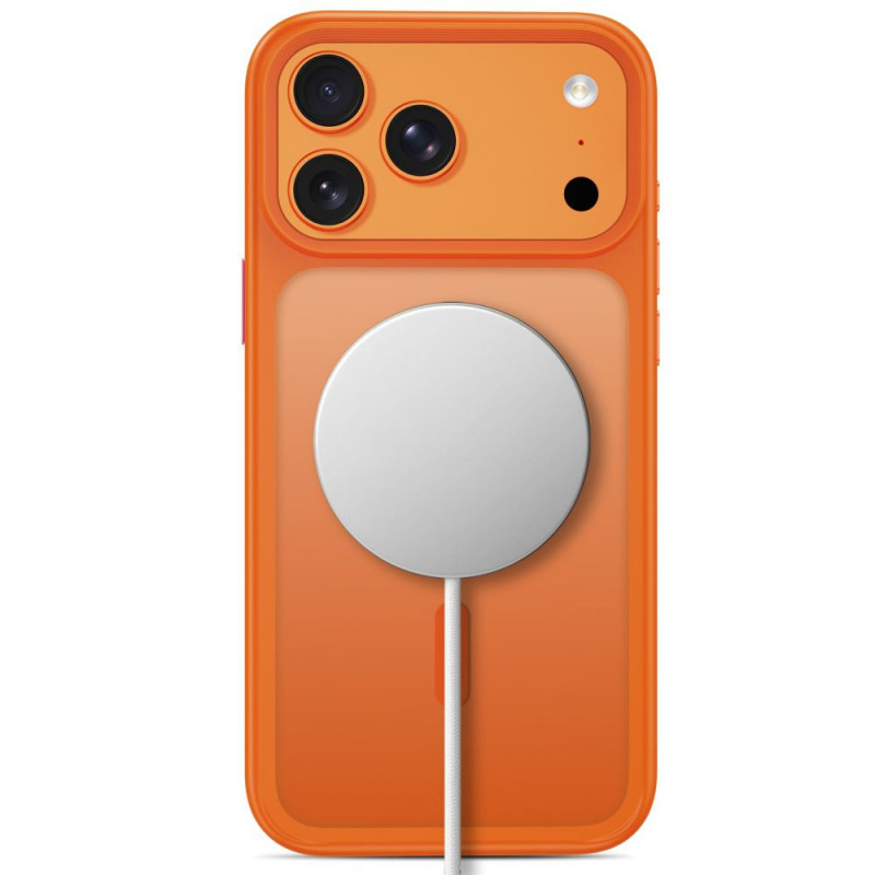 Tech-Protect Magmat MagSafe CC -suojakotelo Apple iPhone 17 Pro / 18 Pro -puhelimelle, matta Cosmic Orange