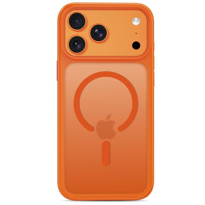 Tech-Protect Magmat MagSafe CC -suojakotelo Apple iPhone 17 Pro Max / 18 Pro Max -puhelimelle, matta Cosmic Orange