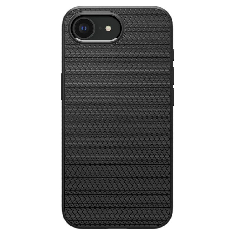 Spigen Liquid Air Mag MagSafe -suojakotelo Apple iPhone 17e / 16e -puhelimelle, matta musta