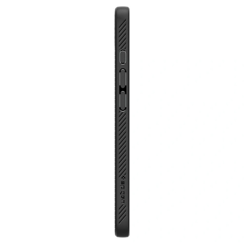Spigen Liquid Air Mag MagSafe -suojakotelo Apple iPhone 17e / 16e -puhelimelle, matta musta