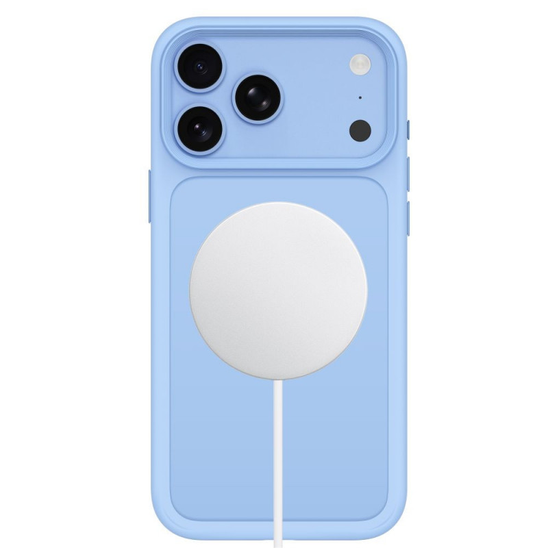 Tech-Protect Magmat MagSafe CC -suojakotelo Apple iPhone 17 Pro / 18 Pro -puhelimelle, matta vaaleansininen