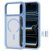 Tech-Protect Magmat MagSafe CC -suojakotelo Apple iPhone 17 Pro Max / 18 Pro Max -puhelimelle, matta vaaleansininen