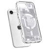 Spigen Ultra Hybrid Mag MagSafe -suojakotelo Apple iPhone 17e / 16e -puhelimelle, Zero One, valkoinen