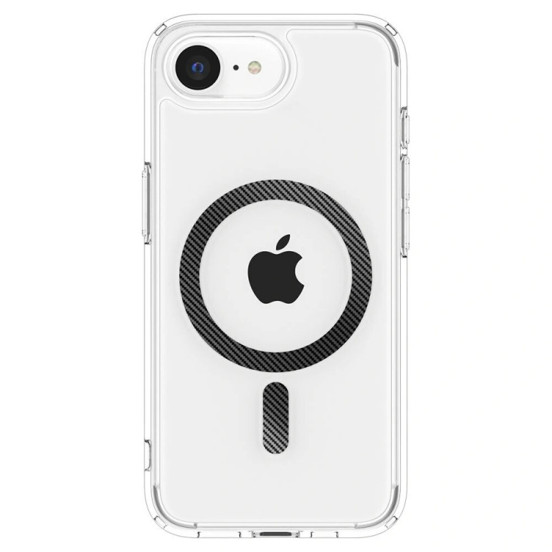 Spigen Ultra Hybrid Mag MagSafe -suojakotelo Apple iPhone 17e / 16e -puhelimelle, hiilikuitukuvio