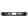 Spigen Ultra Hybrid Mag MagSafe -suojakotelo Apple iPhone 17e / 16e -puhelimelle, Zero One musta