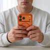 Tech-Protect Magmat MagSafe CC -suojakotelo Apple iPhone 17 Pro / 18 Pro -puhelimelle, Cosmic Orange / kirkas