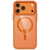 Tech-Protect Magmat MagSafe CC -suojakotelo Apple iPhone 17 Pro Max / 18 Pro Max -puhelimelle, Cosmic Orange / kirkas