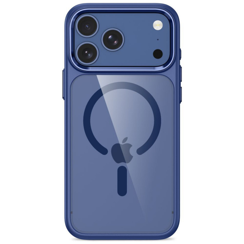 Tech-Protect Magmat MagSafe CC -suojakotelo Apple iPhone 17 Pro / 18 Pro -puhelimelle, Deep Blue / clear