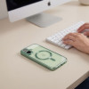 Tech-Protect MagFlex MagSafe -kuori Apple iPhone 17:lle, matta sage