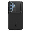Spigen Optik Armor -suojakotelo Samsung Galaxy S25 Ultra -puhelimelle, musta