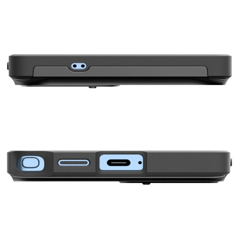 Spigen Optik Armor -suojakotelo Samsung Galaxy S25 Ultra -puhelimelle, musta