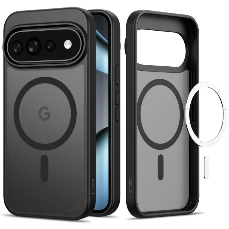 Tech-Protect Magmat MagSafe -kuori Google Pixel 9 Pro XL / 10 Pro XL / 11 Pro XL -puhelimelle, matta musta
