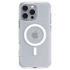 Spigen Ultra Hybrid T Mag MagSafe -suojakotelo Apple iPhone 16 Pro -puhelimelle, valkoinen